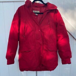 Vintage Eddie Bauer Ridge Line Gore-Tex Down Parka - Red - Size M Snowboard